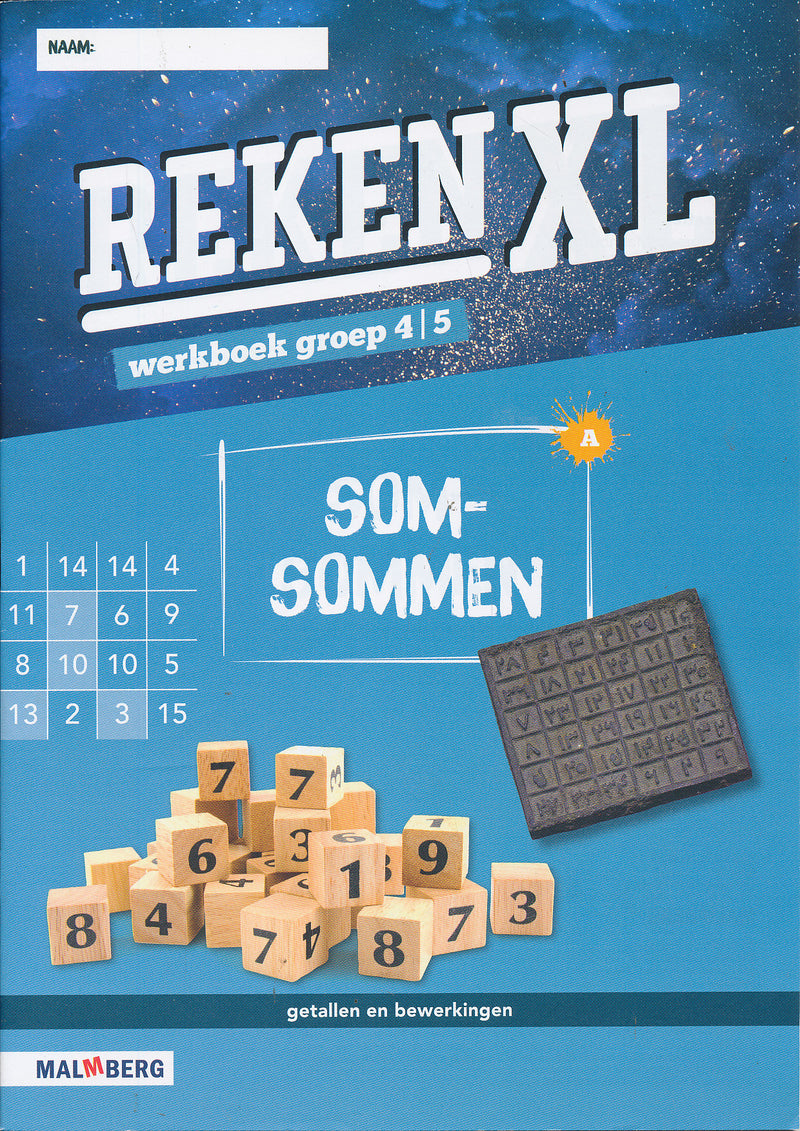 RekenXL Werkboek Somsommen groep 4/5 (per stuk)