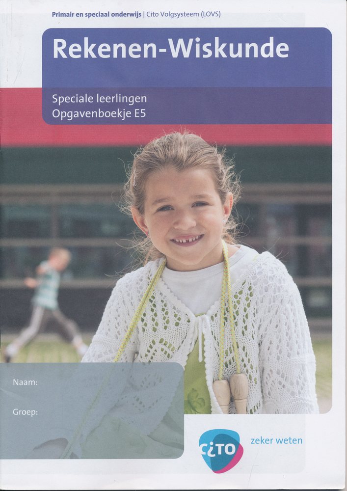 CITO/LOVS opgavenboekje Speciale Leerlingen RW E5
