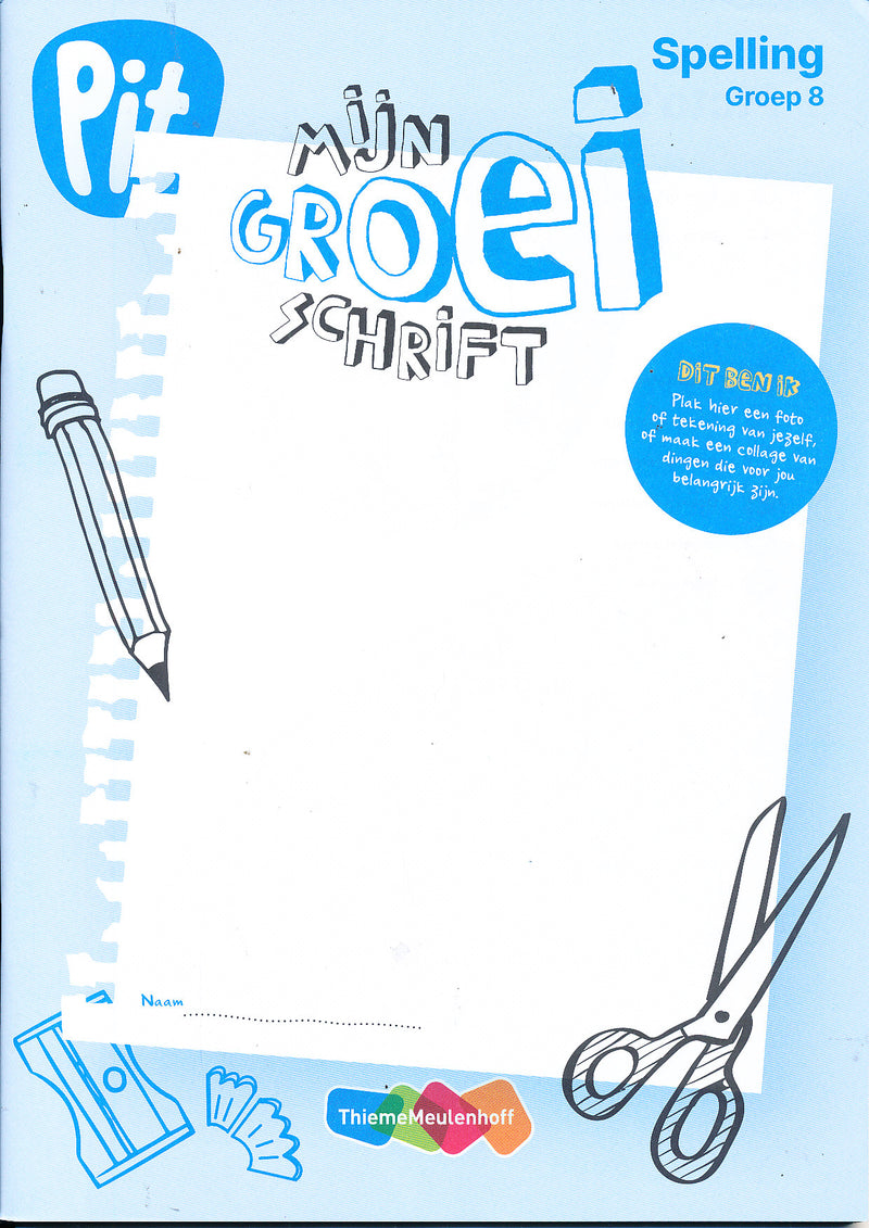 Pit Spelling Mijn groei schrift groep 8 (per stuk)