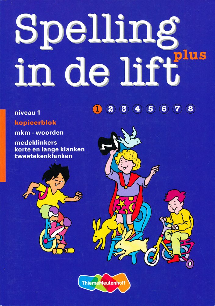 Spelling in de Lift Plus kopieerblok niveau 1 compleet