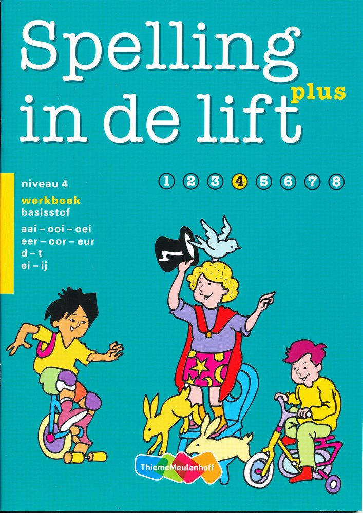 Spelling in de Lift Plus werkboek niveau 4 (per stuk)