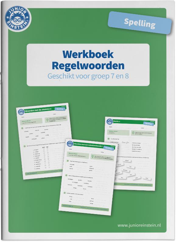 Junior Einstein Spelling werkboek Regelwoorden groep 3-4 (per stuk)