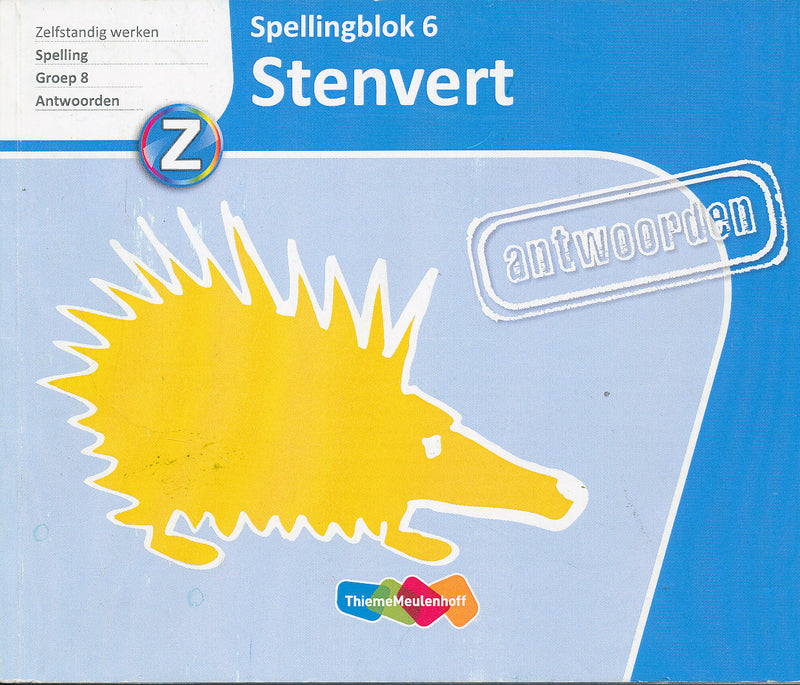 Stenvert Antwoorden Spellingblok 6 groep 8