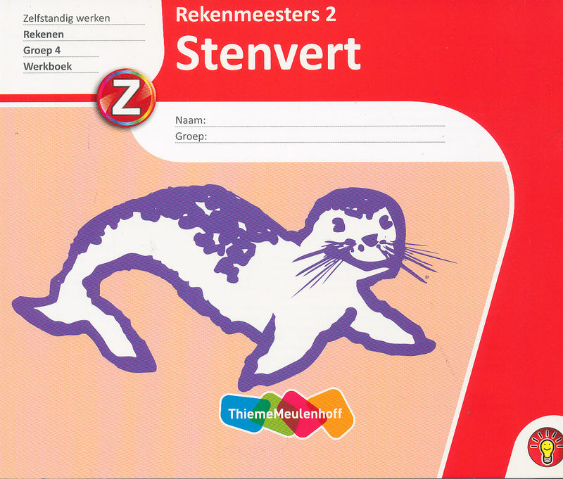 Stenvert Rekenmeesters 2 groep 4 Rode kaft (per stuk)
