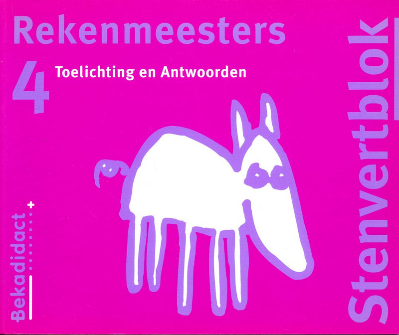 Stenvert Antwoorden Rekenmeesters 4 groep 6/7