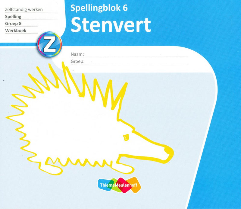 Stenvert Spellingblok 6 groep 8 (per stuk)