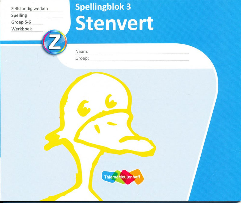 Stenvert Spellingblok 3 groep 5/6 (per stuk)