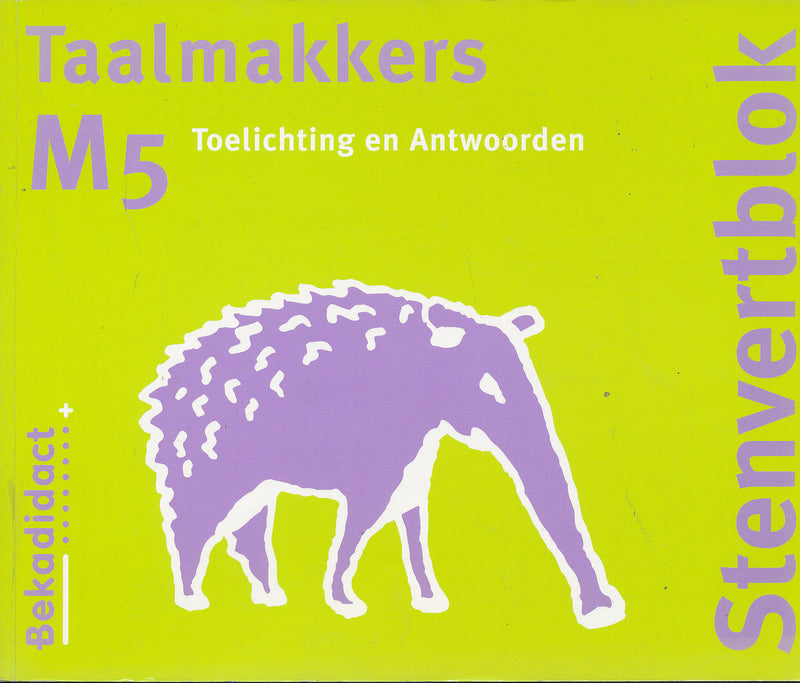 Stenvert Antwoorden Taalmakkers M5