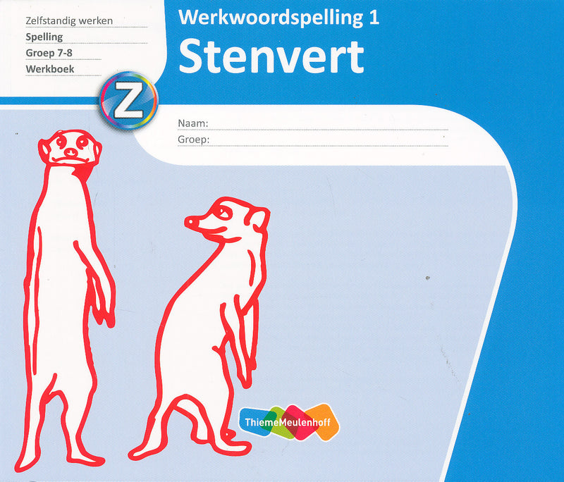 Stenvert Werkwoordspelling 1 groep 7 en 8 (per stuk)