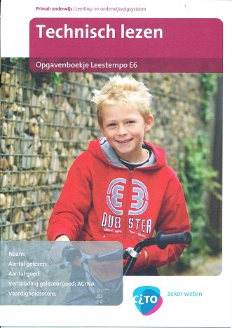 CITO/LOVS (2008) Leestempo Opgavenboekje E6 (per stuk)