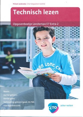 CITO/LOVS (2008) Leestempo Opgavenboekje E7 extra 2 (per stuk)