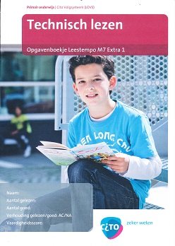 CITO/LOVS (2008) Leestempo Opgavenboekje M7 Extra 2 (per stuk)