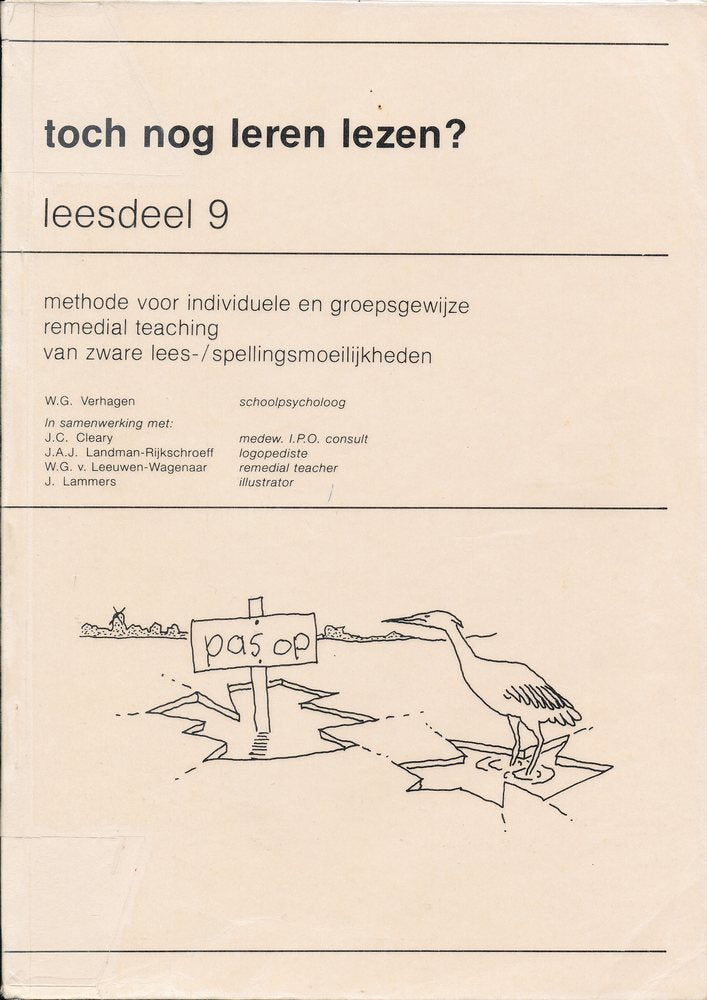Toch nog leren lezen? Versie 1 leesdeel 9