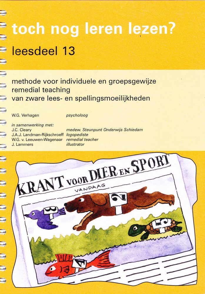 Toch nog leren lezen? Versie 2 Leesdeel 13
