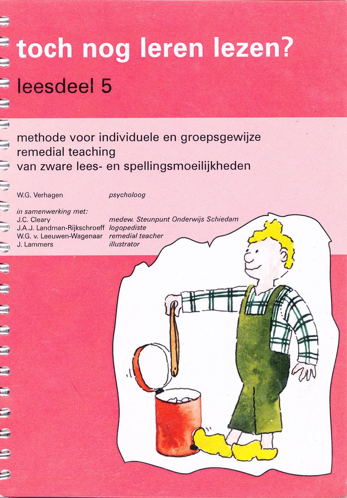 Toch nog leren lezen? Versie 2 Leesdeel 5 (zie opmerkingen)