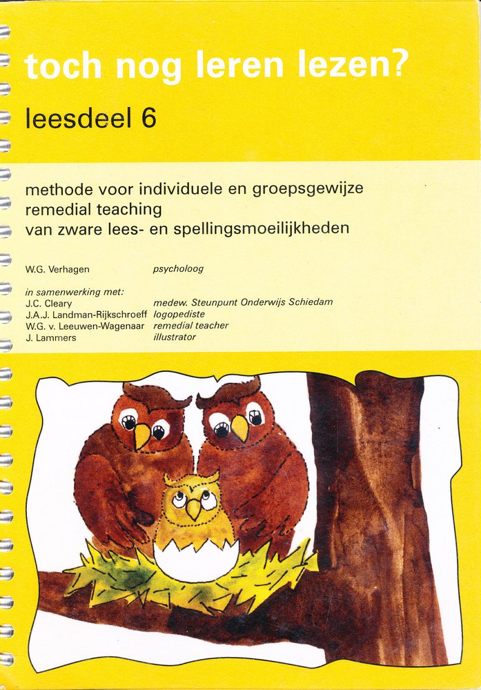 Toch nog leren lezen? Versie 2 Leesdeel 6