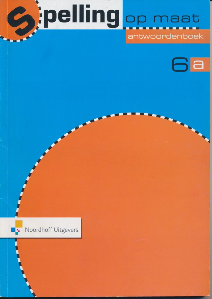 Spelling op Maat versie 2 Antwoordenboek 6A