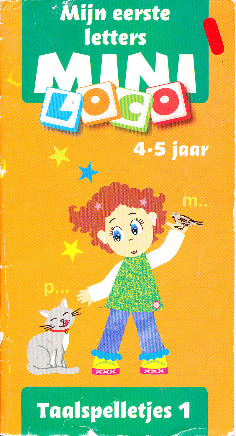 Mini Loco Taalspelletjes 1 Mijn eerste letters (4-5 jaar)