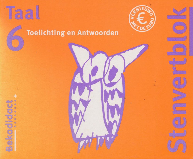 Stenvert Antwoorden Taal 6 groep 8