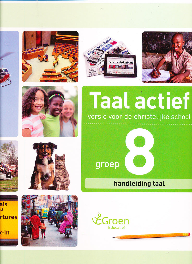 Taal Actief christelijke versie Handleiding Taal groep 8 (zie omschrijving)
