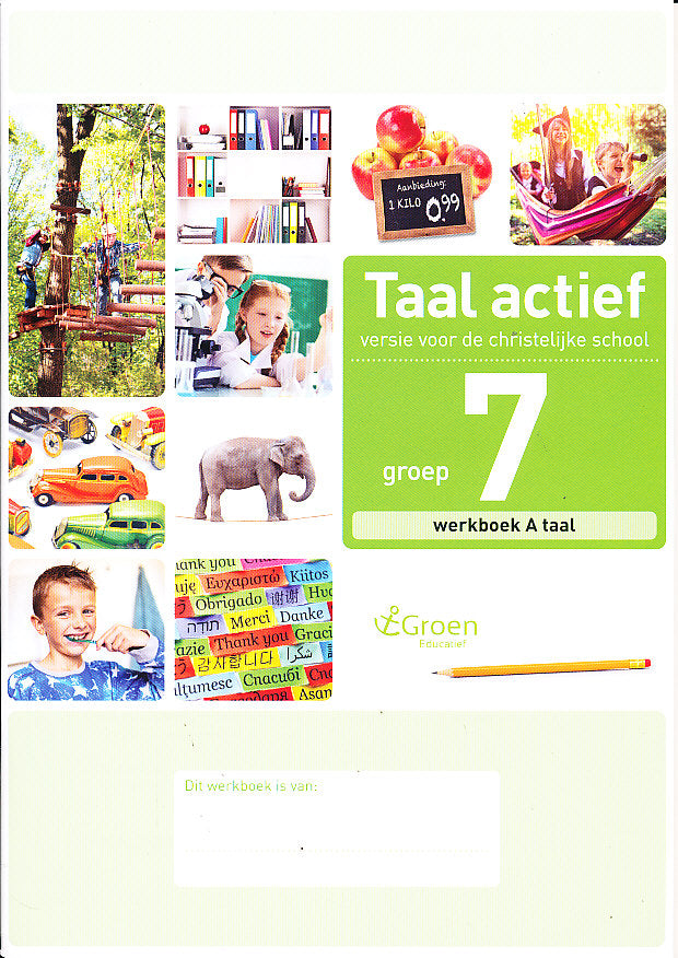 Taal Actief christelijke versie werkboek Taal 7A (per stuk)