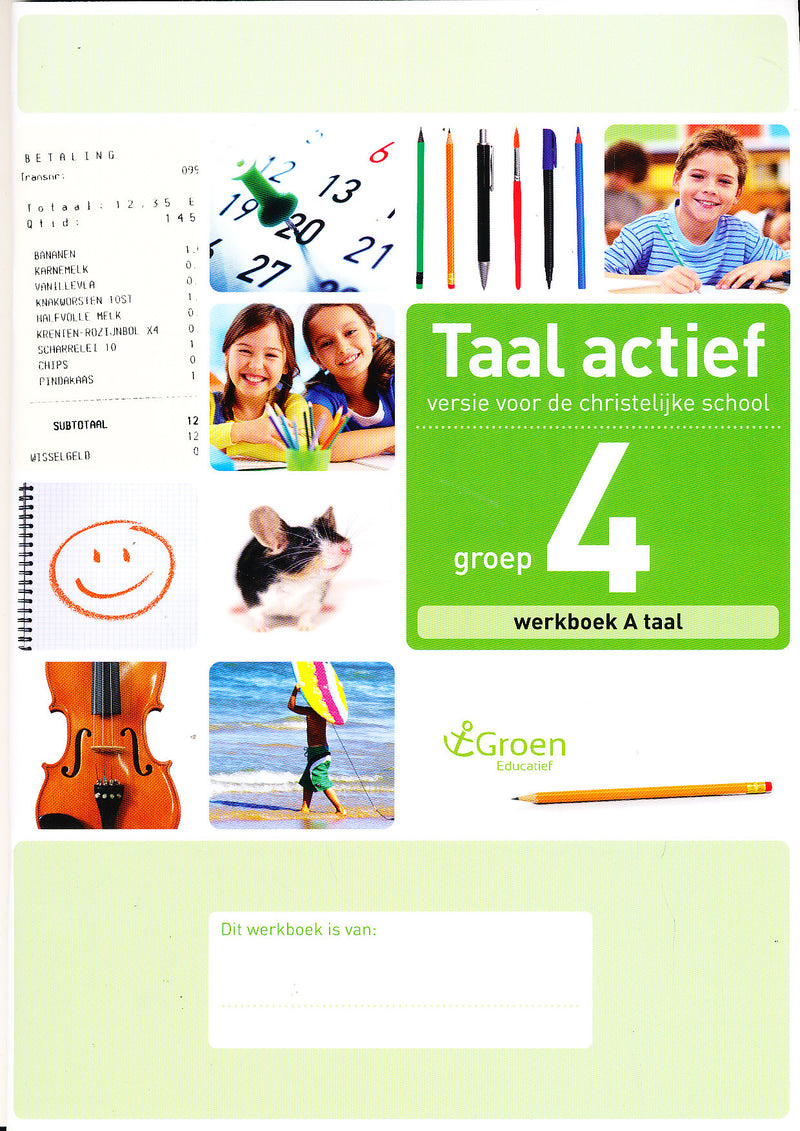Taal Actief christelijke versie werkboek Taal 4A (per stuk)