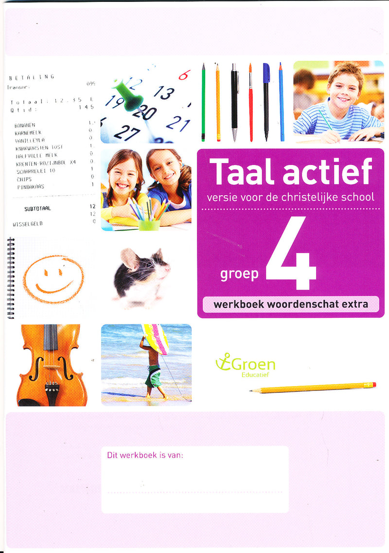 Taal Actief christelijke versie werkboek woordenschat extra 4 (per stuk)