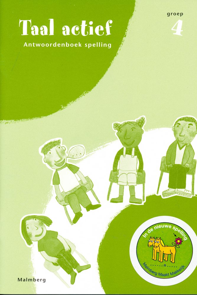 Taal Actief versie 3 Antwoordenboek Spelling groep 4