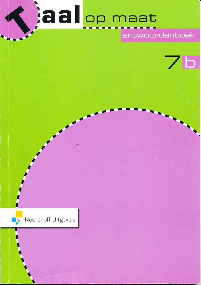 Taal op Maat versie 2 Antwoordenboek 7B