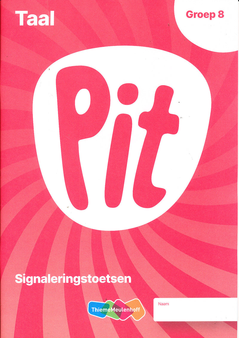 Pit Werkboek Taal Signaleringstoetsen groep 8 (per stuk)