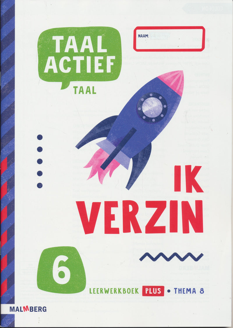 Taal Actief versie 5 Leerwerkboek Plus Taal thema 8 groep 6 (per stuk)