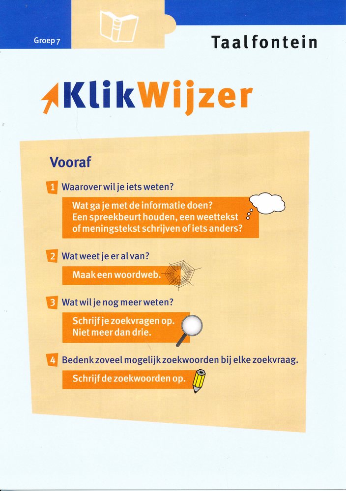 Taalfontein Klikwijzer groep 7