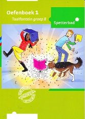 Taalfontein oefenboek 1 groep 8 Spetterbad (per pak 5 stuks)