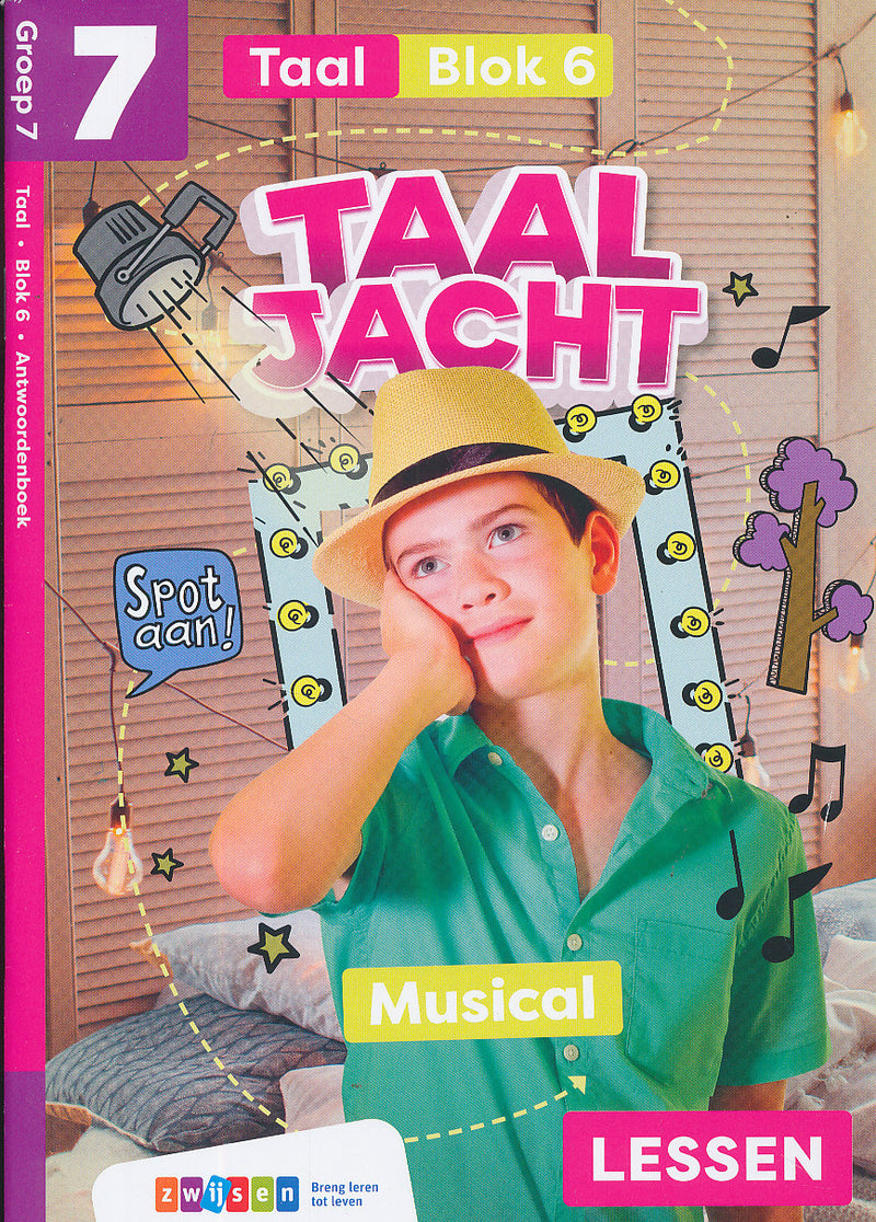 Taaljacht Antwoordenboek Taal blok 6 groep 7