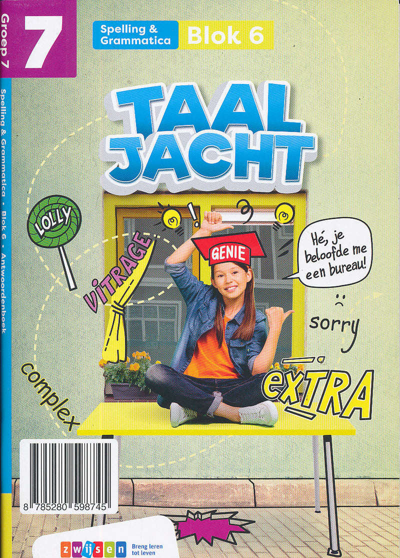 Taaljacht Antwoordenboek Spelling blok 6 groep 7