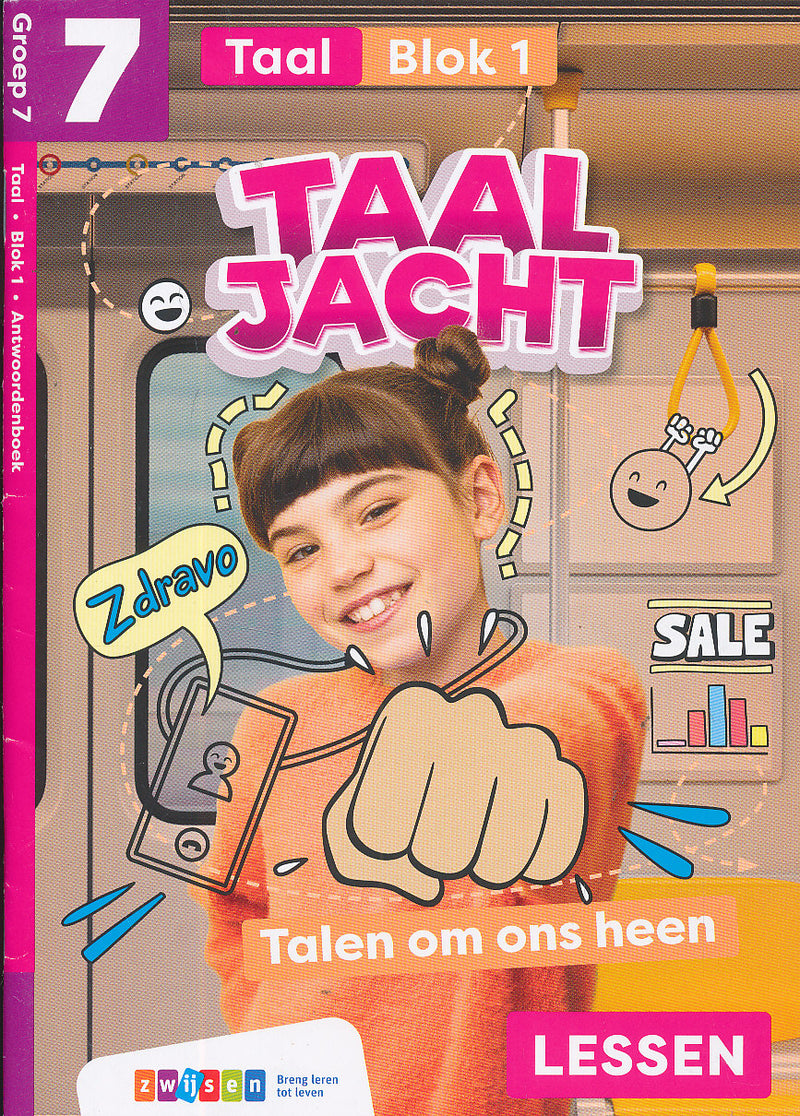 Taaljacht Antwoordenboek Taal blok 1 groep 7