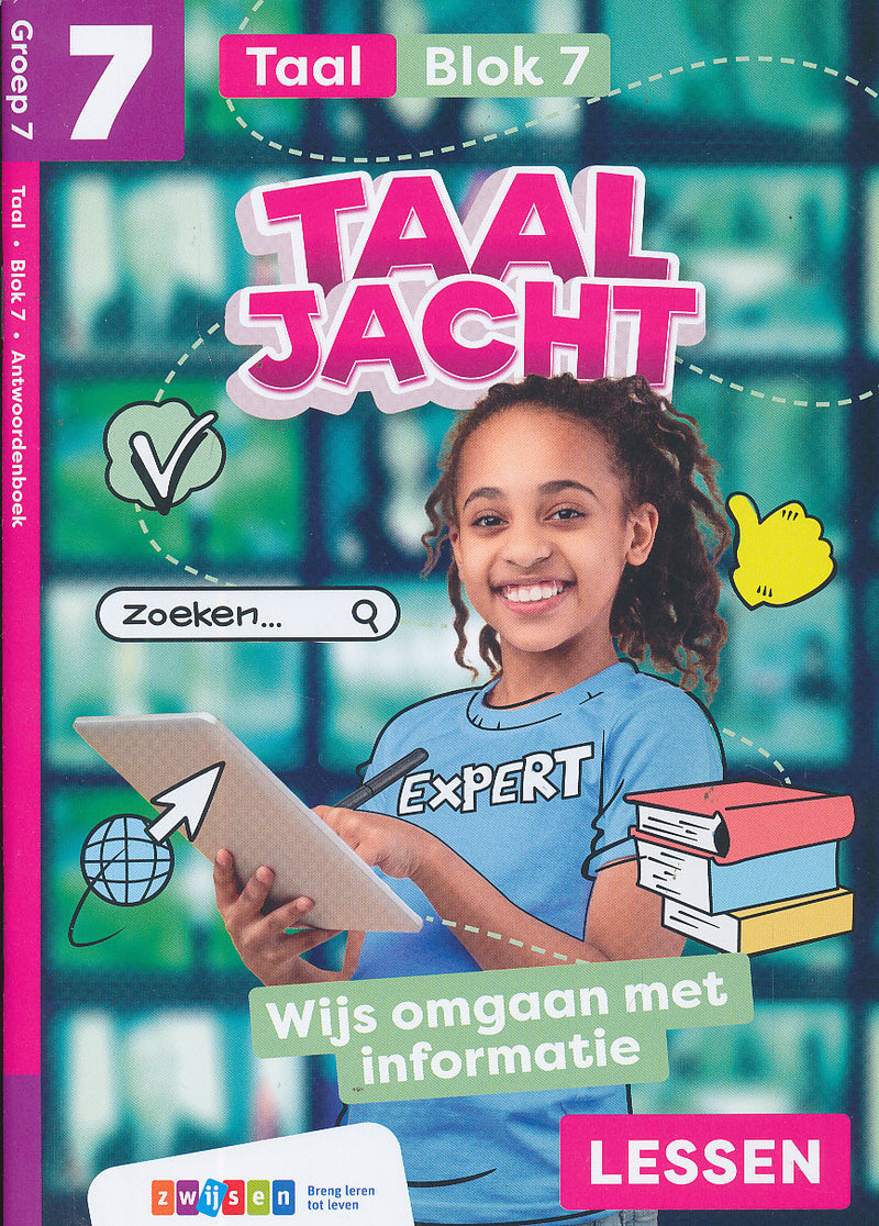 Taaljacht Antwoordenboek Taal blok 7 groep 7