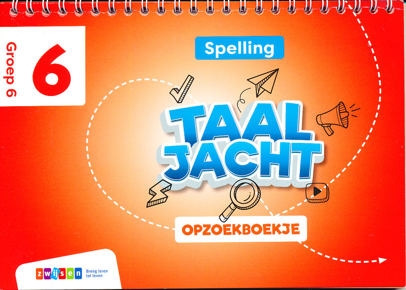 Taaljacht Opzoekboekje Spelling groep 6