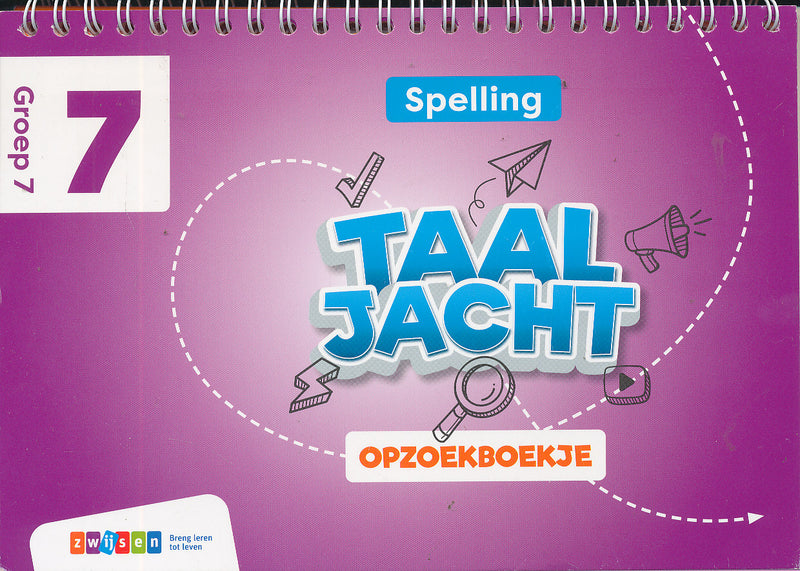 Taaljacht Opzoekboekje Spelling groep 7