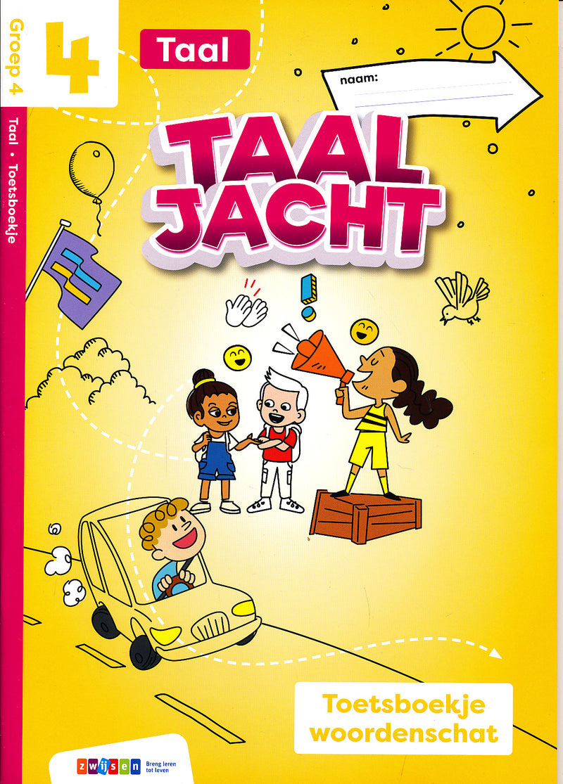 Taaljacht Toetsboek Taal Woordenschat groep 4