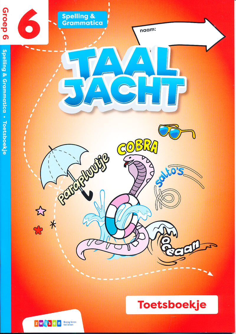 Taaljacht Toetsboek Spelling en Grammatica groep 6 (per stuk)