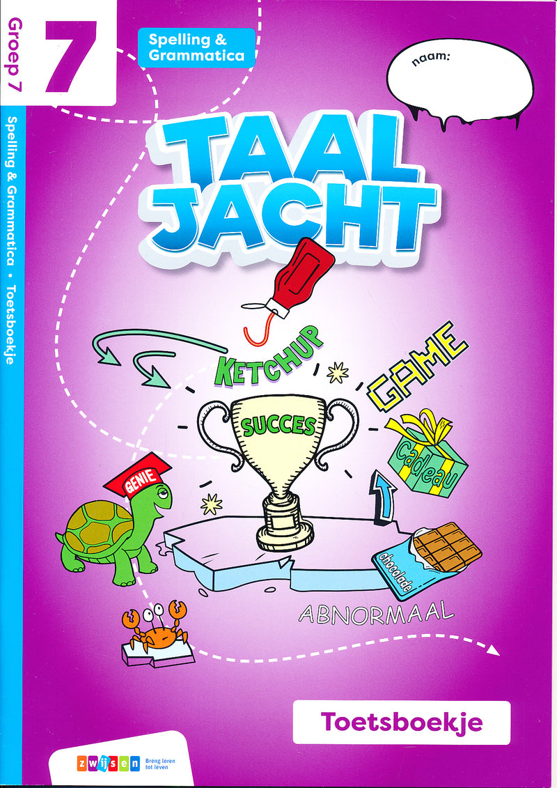 Taaljacht Toetsboek Spelling en Grammatica groep 7 (per stuk)