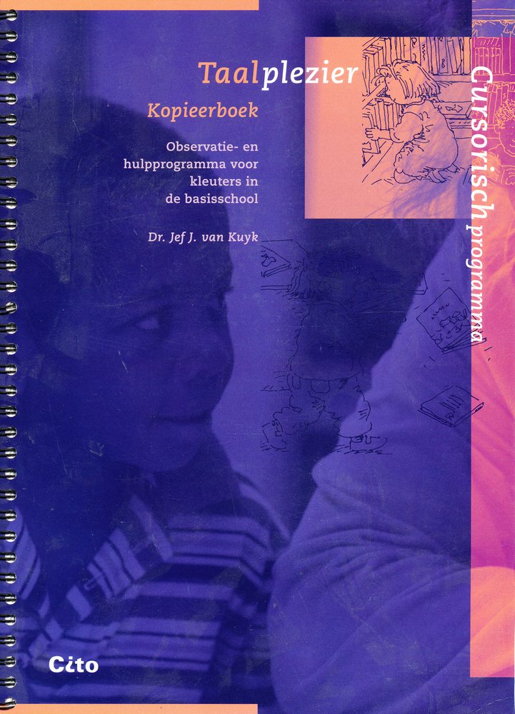 Taalplezier Cursorisch programma Kopieerboek
