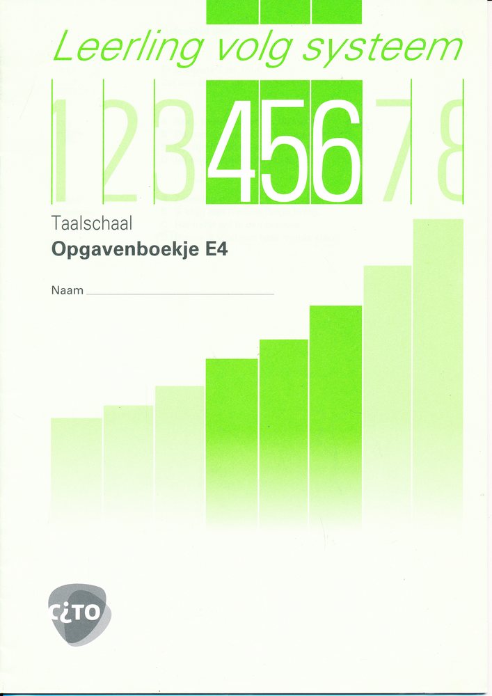 LOVS Taalschaal Opgavenboekje E4 (groep 4/5/6) per stuk