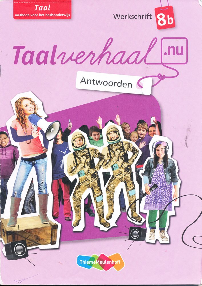 Taalverhaal Nu antwoorden maatschrift Taal 8B