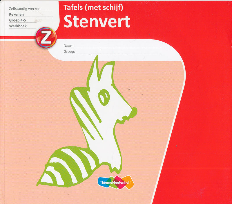 Stenvert Tafels met schijf groep 4-5 (per stuk)
