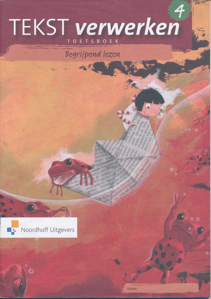 Tekstverwerken versie 2 begrijpend lezen toetsboek groep 4 (per stuk)