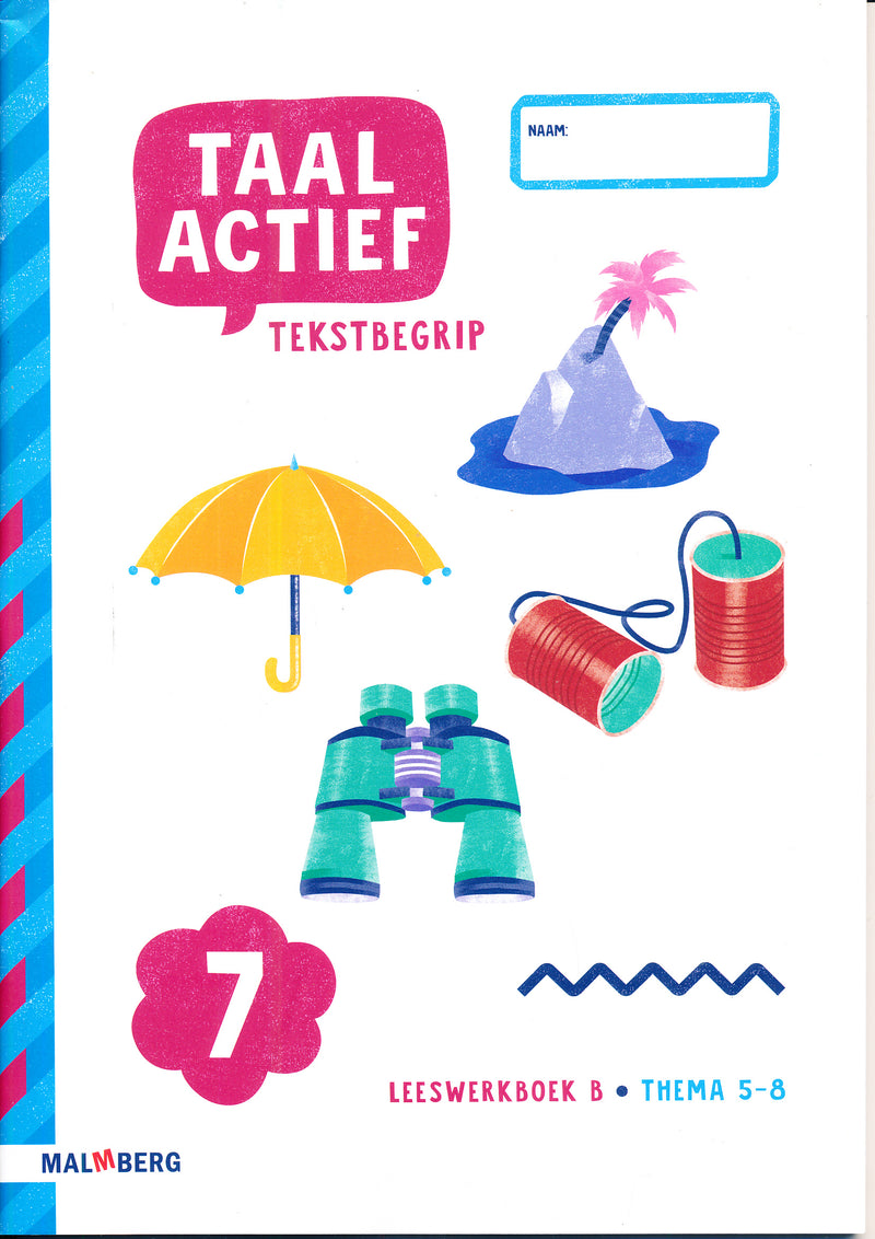 Taal Actief versie 5 Leeswerkboek B Tekstbegrip thema 5-8 groep 7 (per stuk)