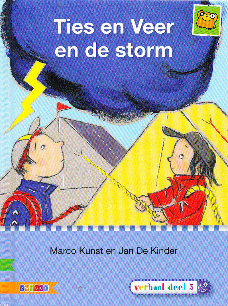 Veilig Leren Lezen Kim versie Kern 11 Leesboek Ties en Veer en de storm