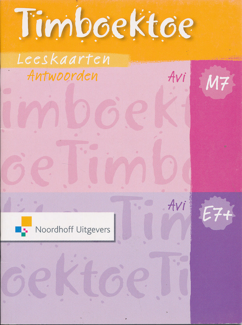Timboektoe Antwoorden leeskaarten M7/E7